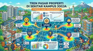 tren pasar investasi properti dekat kampus jogja